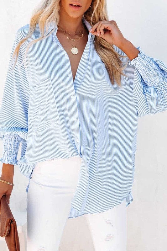 The colby floral ruffled blouse